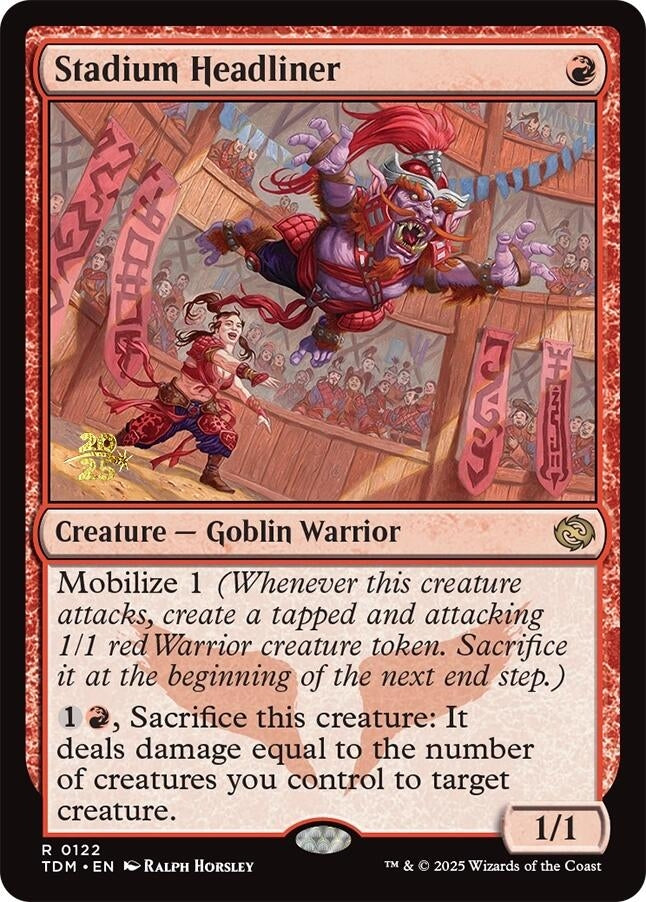 Image for Stadium Headliner (Prerelease Cards) (122) - Magic: The Gathering