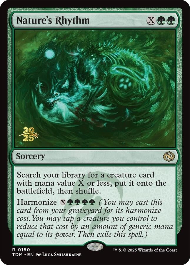 Image for Nature's Rhythm (Prerelease Cards) (150) - Magic: The Gathering