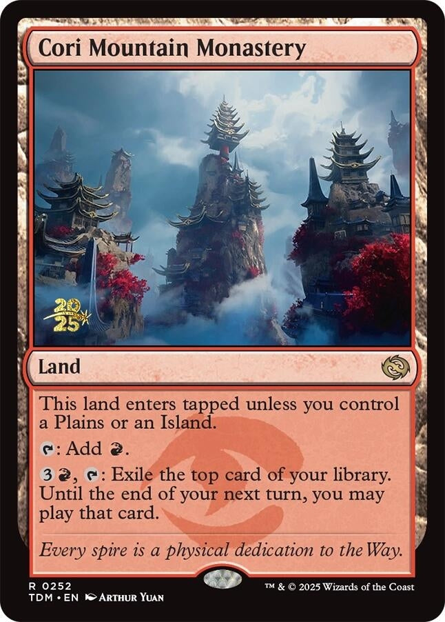 Image for Cori Mountain Monastery (Prerelease Cards) (252) - Magic: The Gathering