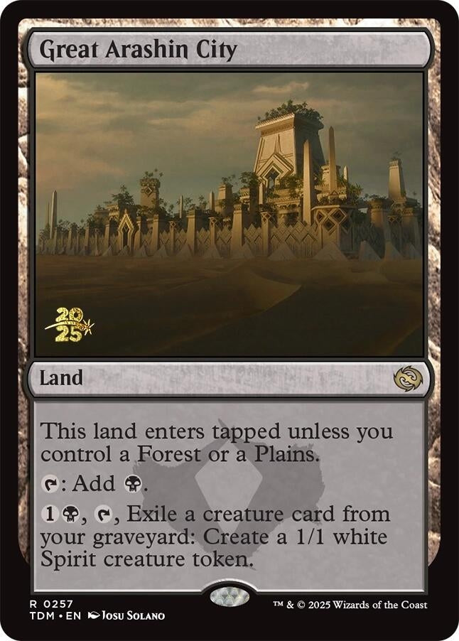 Image for Great Arashin City (Prerelease Cards) (257) - Magic: The Gathering