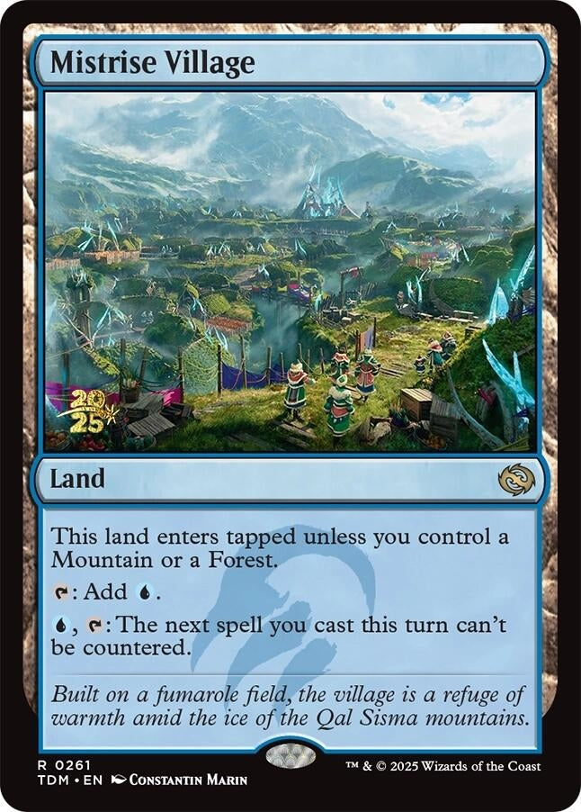 Image for Mistrise Village (Prerelease Cards) (261) - Magic: The Gathering