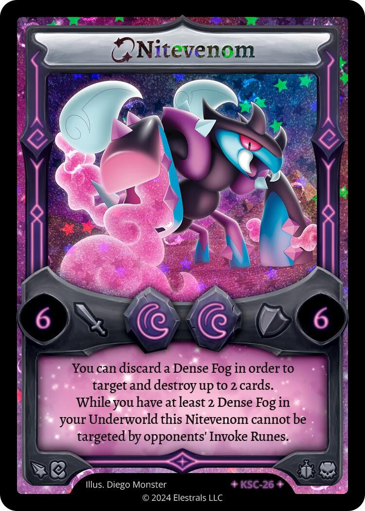 Image for Nitevenom (Stellar) (Clash! Promos) (KSC-26) - Elestrals