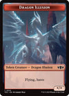 Image for Dragon Illusion // Monk Double-Sided Token (Commander: Tarkir: Dragonstorm) (15 // 3) - Magic: The Gathering