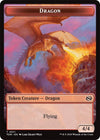 Image for Dragon (0011) // Warrior Double-Sided Token (Tarkir: Dragonstorm) (11 // 13) - Magic: The Gathering