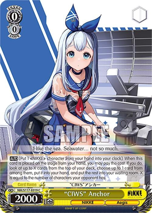Image for "CIWS" Anchor (GODDESS OF VICTORY: NIKKE) (NIK/S117-E019 C) - Weiss Schwarz