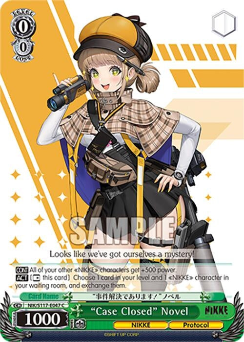 Image for "Case Closed" Novel (GODDESS OF VICTORY: NIKKE) (NIK/S117-E047 C) - Weiss Schwarz