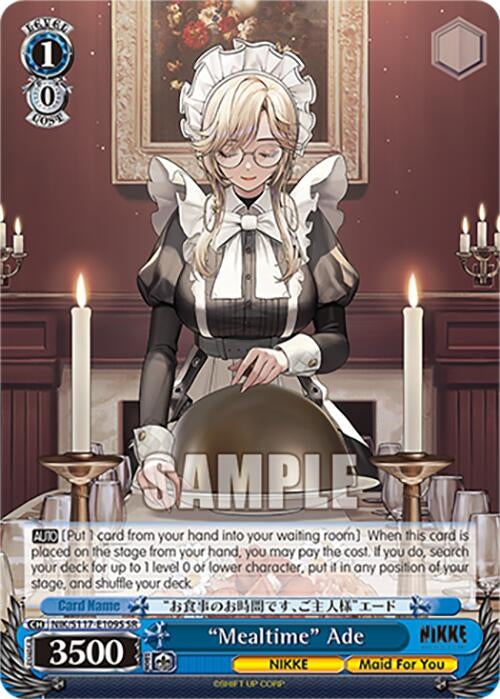 Image for "Mealtime" Ade (SR) (GODDESS OF VICTORY: NIKKE) (NIK/S117-E109S SR) - Weiss Schwarz