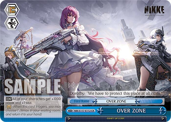 Image for OVER ZONE (GODDESS OF VICTORY: NIKKE) (NIK/S117-E112 CR) - Weiss Schwarz