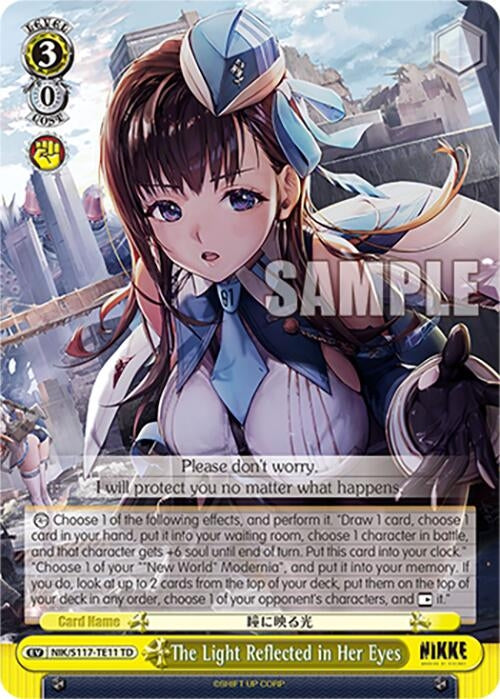 Image for The Light Reflected in Her Eyes (GODDESS OF VICTORY: NIKKE) (NIK/S117-TE11 TD) - Weiss Schwarz