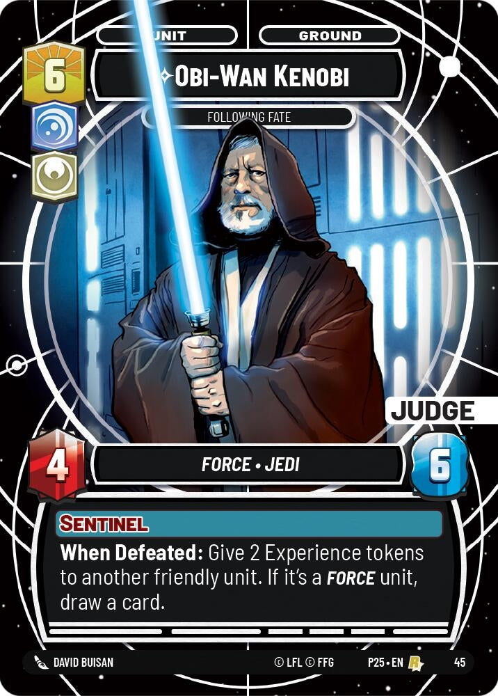 Image for Obi-Wan Kenobi - Following Fate (Judge Promos) (45) - Star Wars: Unlimited