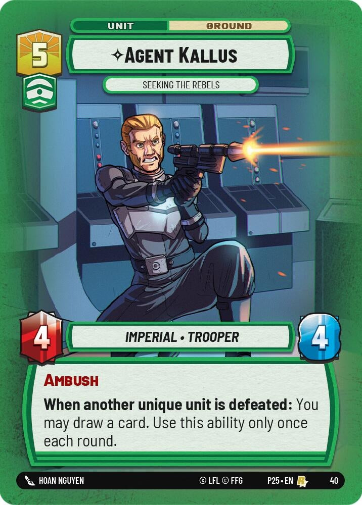 Image for Agent Kallus - Seeking the Rebels (Organized Play Promos) (40) - Star Wars: Unlimited
