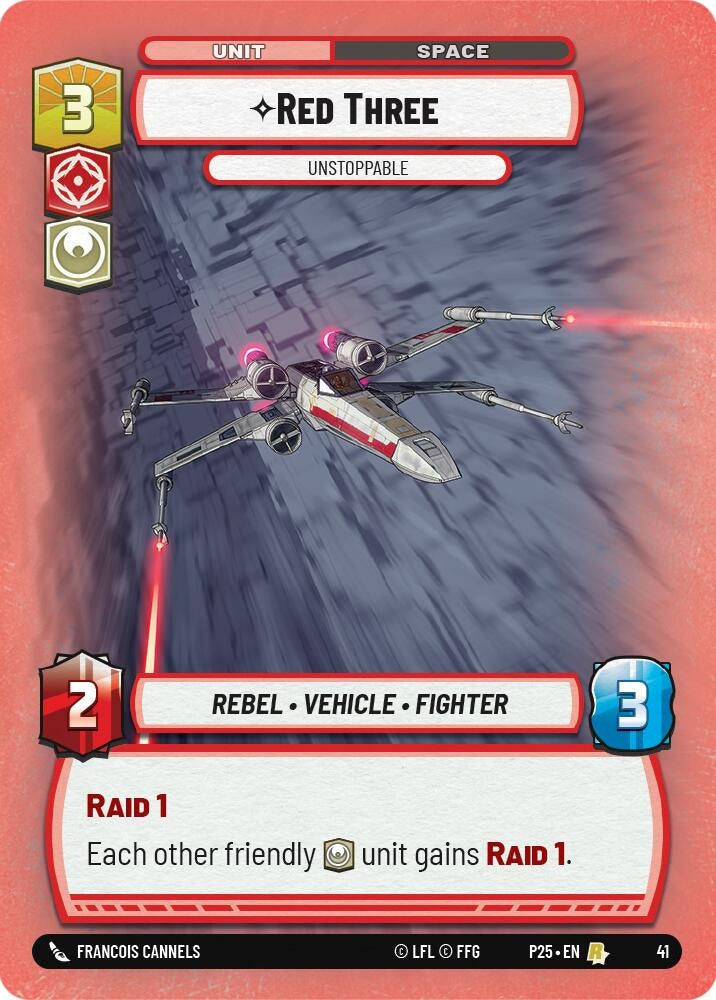 Image for Red Three - Unstoppable (Organized Play Promos) (41) - Star Wars: Unlimited