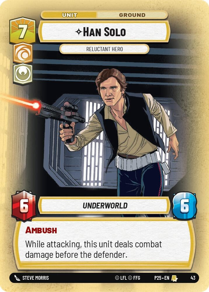 Image for Han Solo - Reluctant Hero (Organized Play Promos) (43) - Star Wars: Unlimited