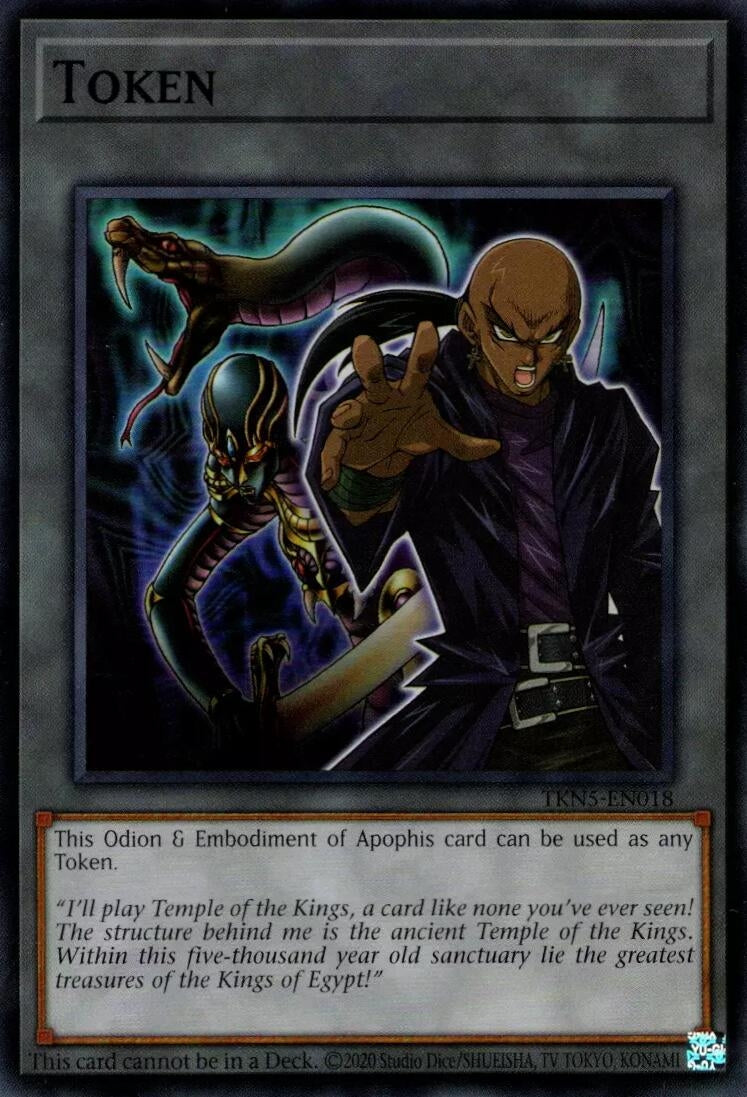 Image for Token: Odion & Embodiment of Apophis (Supreme Darkness) (TKN5-EN018) - YuGiOh