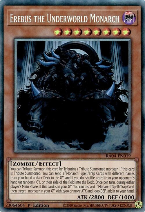 Image for Erebus the Underworld Monarch (PCR) (Quarter Century Stampede) (RA04-EN019) - YuGiOh