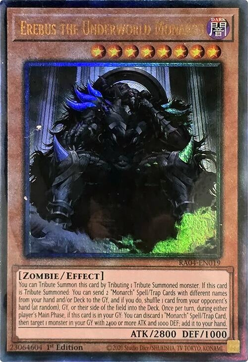 Image for Erebus the Underworld Monarch (PUR) (Quarter Century Stampede) (RA04-EN019) - YuGiOh
