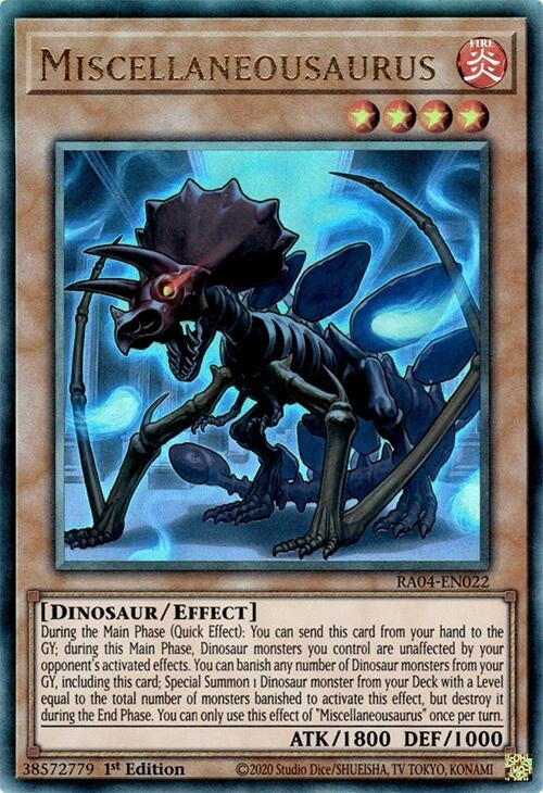 Image for Miscellaneousaurus (PUR) (Quarter Century Stampede) (RA04-EN022) - YuGiOh