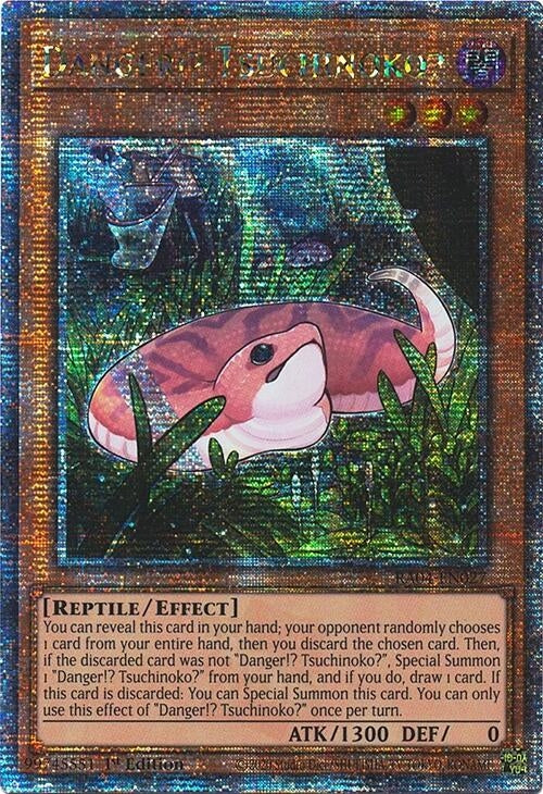 Image for Danger!? Tsuchinoko? (Quarter Century Secret Rare) (Quarter Century Stampede) (RA04-EN027) - YuGiOh