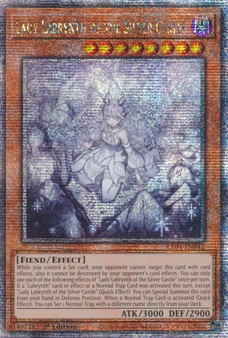 Image for Lady Labrynth of the Silver Castle (New Art) (Quarter Century Secret Rare) (Quarter Century Stampede) (RA04-EN042) - YuGiOh