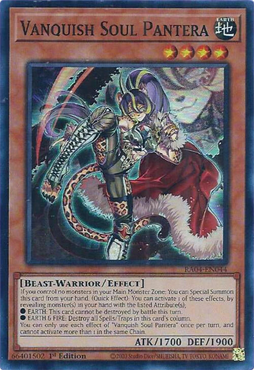Image for Vanquish Soul Pantera (Quarter Century Stampede) (RA04-EN044) - YuGiOh