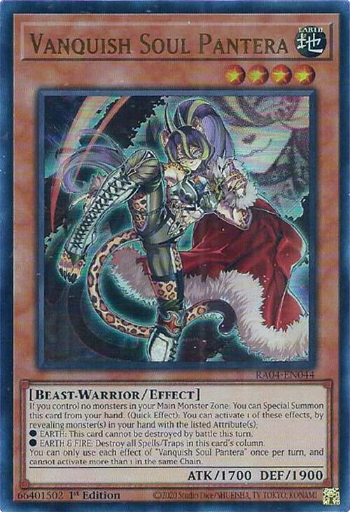 Image for Vanquish Soul Pantera (UR) (Quarter Century Stampede) (RA04-EN044) - YuGiOh