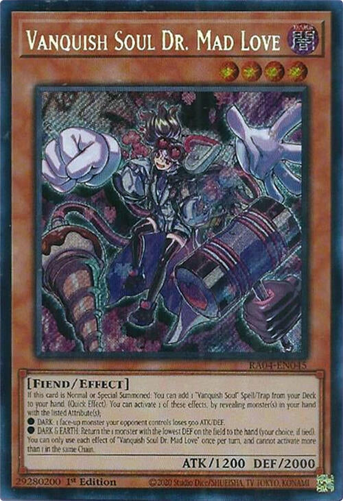 Image for Vanquish Soul Dr. Mad Love (Secret Rare) (Quarter Century Stampede) (RA04-EN045) - YuGiOh
