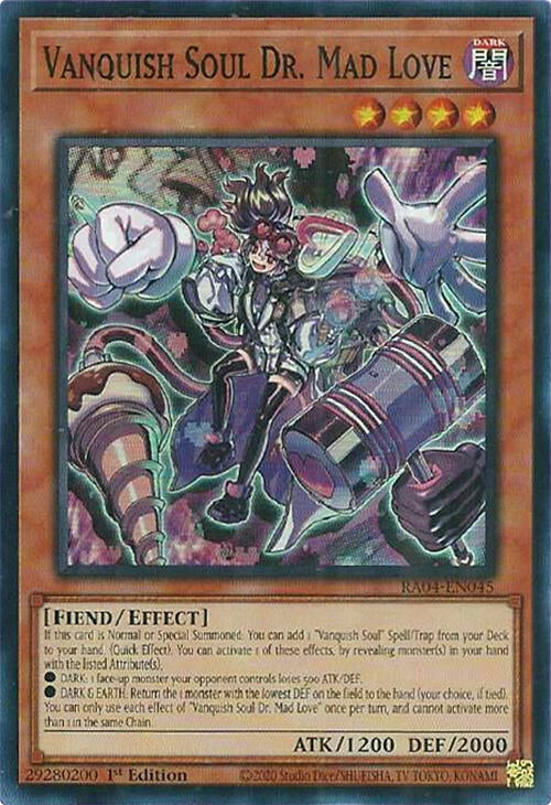 Image for Vanquish Soul Dr. Mad Love (Quarter Century Stampede) (RA04-EN045) - YuGiOh