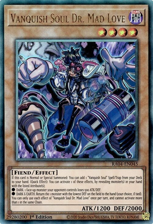 Image for Vanquish Soul Dr. Mad Love (PUR) (Quarter Century Stampede) (RA04-EN045) - YuGiOh