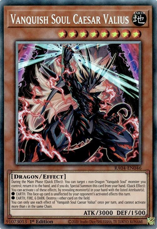 Image for Vanquish Soul Caesar Valius (PCR) (Quarter Century Stampede) (RA04-EN046) - YuGiOh