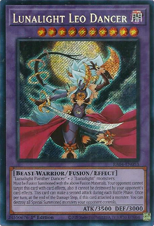Image for Lunalight Leo Dancer (Secret Rare) (Quarter Century Stampede) (RA04-EN053) - YuGiOh