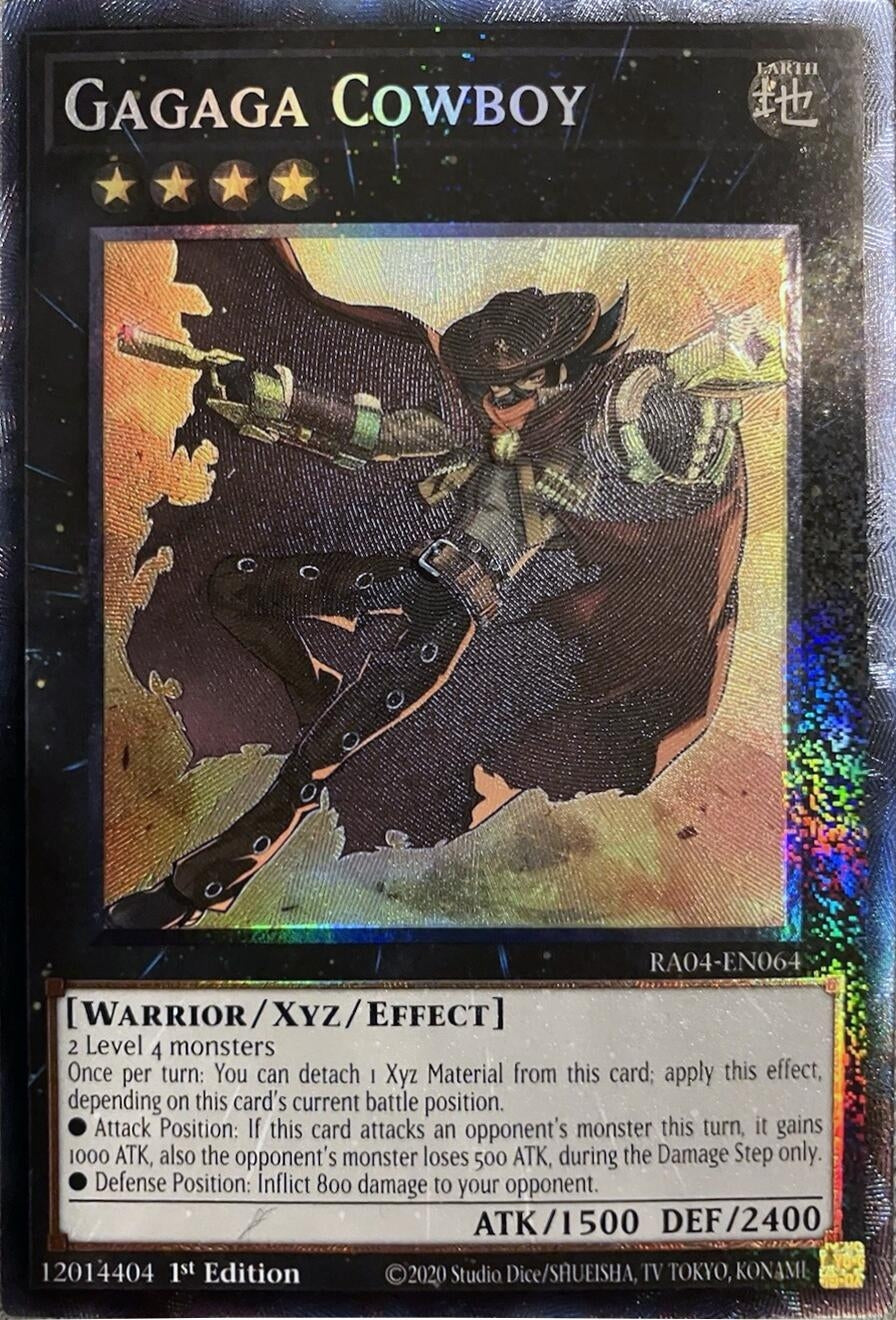 Image for Gagaga Cowboy (PCR) (Quarter Century Stampede) (RA04-EN064) - YuGiOh