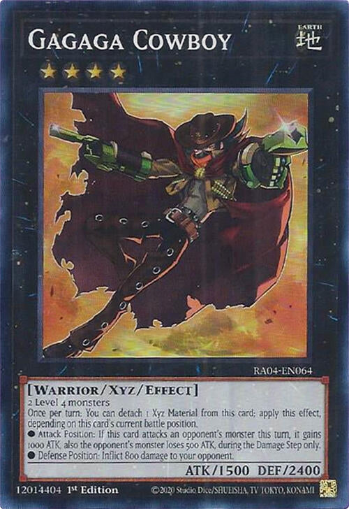 Image for Gagaga Cowboy (Quarter Century Stampede) (RA04-EN064) - YuGiOh