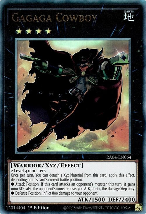 Image for Gagaga Cowboy (PUR) (Quarter Century Stampede) (RA04-EN064) - YuGiOh