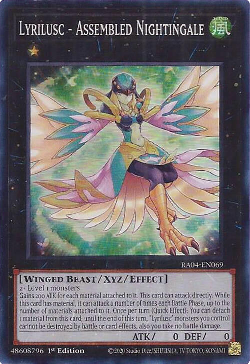 Image for Lyrilusc - Assembled Nightingale (Quarter Century Stampede) (RA04-EN069) - YuGiOh