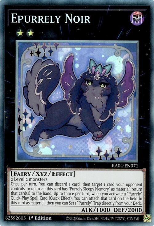 Image for Epurrely Noir (PCR) (Quarter Century Stampede) (RA04-EN071) - YuGiOh
