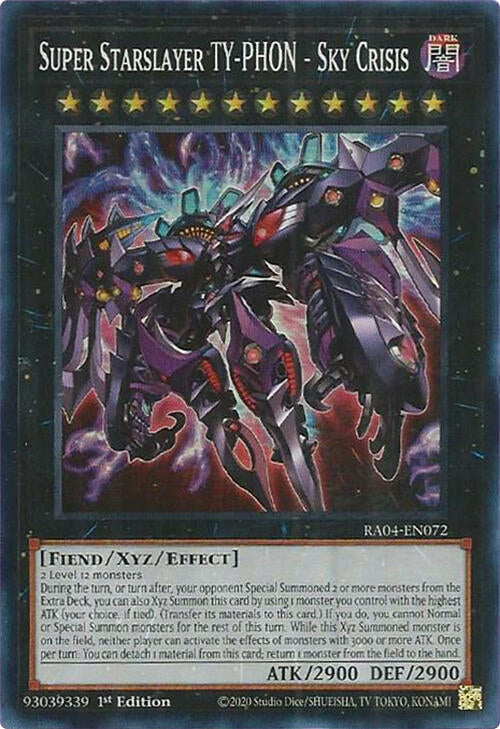 Image for Super Starslayer TY-PHON - Sky Crisis (Quarter Century Stampede) (RA04-EN072) - YuGiOh