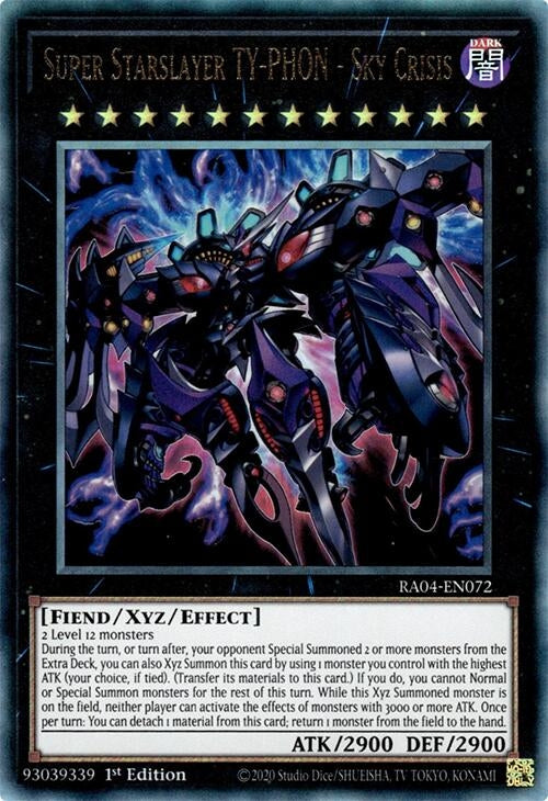Image for Super Starslayer TY-PHON - Sky Crisis (PUR) (Quarter Century Stampede) (RA04-EN072) - YuGiOh