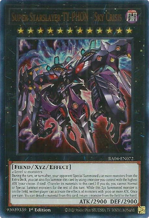 Image for Super Starslayer TY-PHON - Sky Crisis (UR) (Quarter Century Stampede) (RA04-EN072) - YuGiOh