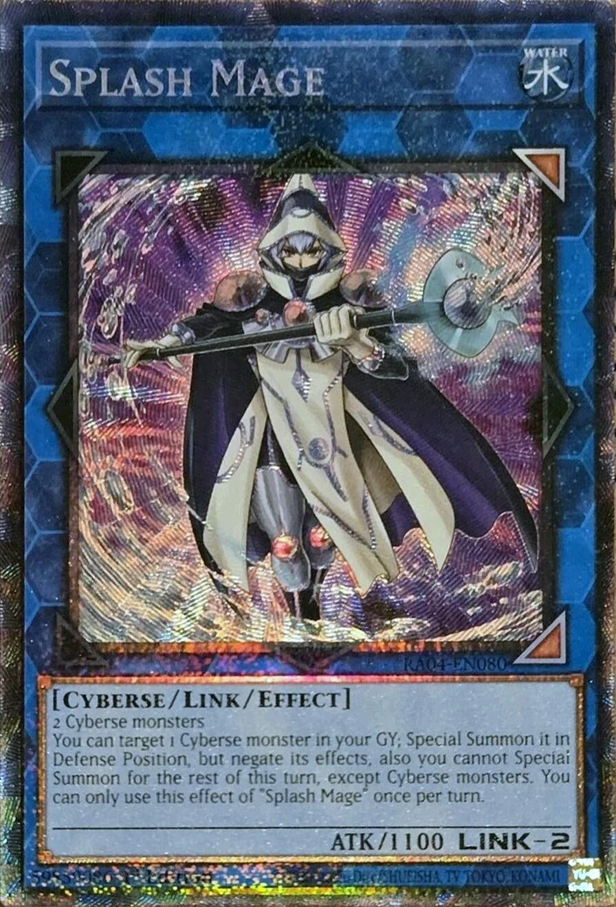 Image for Splash Mage (PCR) (Quarter Century Stampede) (RA04-EN080) - YuGiOh