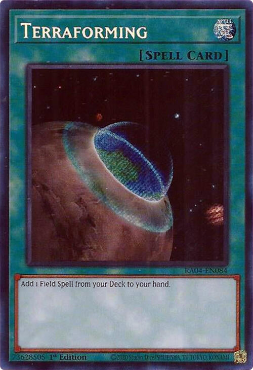 Image for Terraforming (Secret Rare) (Quarter Century Stampede) (RA04-EN084) - YuGiOh