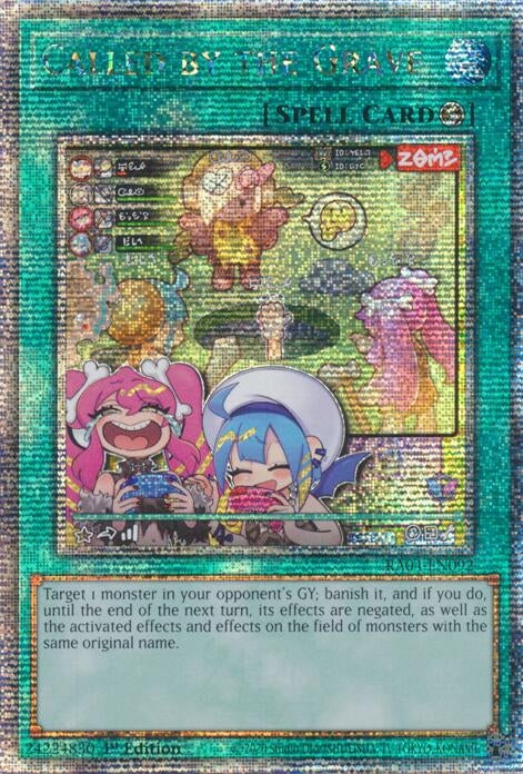 Image for Called by the Grave (New Art) (Quarter Century Secret Rare) (Quarter Century Stampede) (RA04-EN092) - YuGiOh