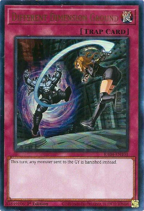 Image for Different Dimension Ground (UR) (Quarter Century Stampede) (RA04-EN101) - YuGiOh