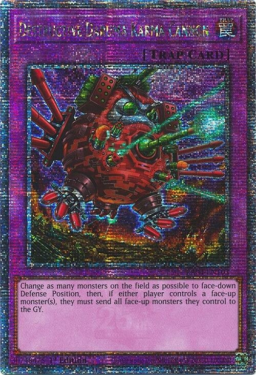 Image for Destructive Daruma Karma Cannon (Quarter Century Secret Rare) (Quarter Century Stampede) (RA04-EN103) - YuGiOh