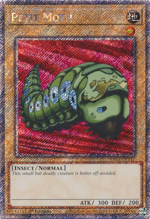 Image for Petit Moth (Platinum Secret Rare) (Quarter Century Stampede) (RA04-EN111) - YuGiOh