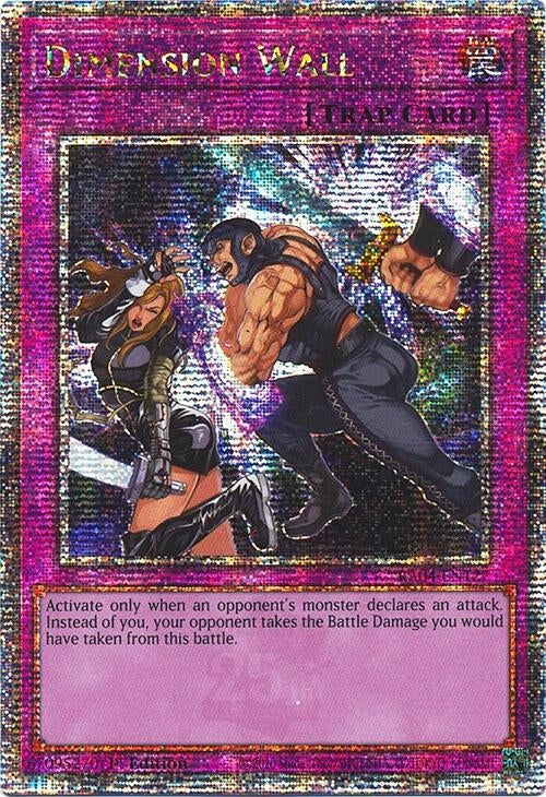 Image for Dimension Wall (Quarter Century Secret Rare) (Quarter Century Stampede) (RA04-EN127) - YuGiOh