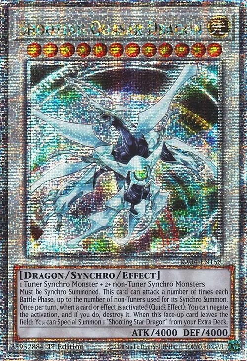 Image for Shooting Quasar Dragon (Quarter Century Secret Rare) (Quarter Century Stampede) (RA04-EN158) - YuGiOh