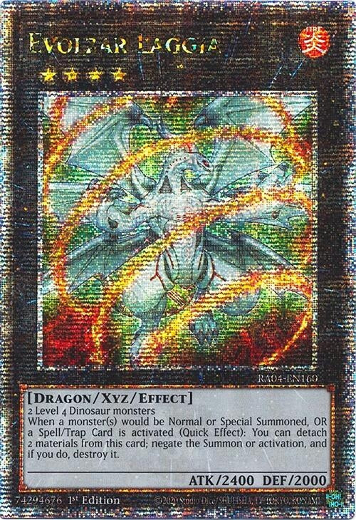 Image for Evolzar Laggia (Quarter Century Secret Rare) (Quarter Century Stampede) (RA04-EN160) - YuGiOh