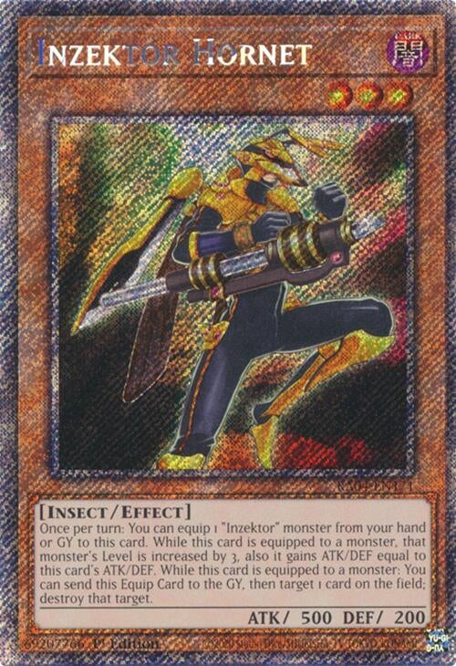 Image for Inzektor Hornet (Platinum Secret Rare) (Quarter Century Stampede) (RA04-EN171) - YuGiOh