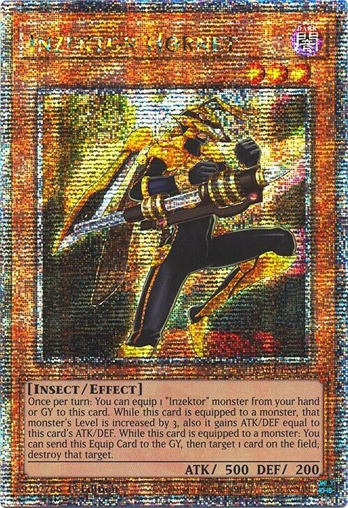 Image for Inzektor Hornet (Quarter Century Secret Rare) (Quarter Century Stampede) (RA04-EN171) - YuGiOh