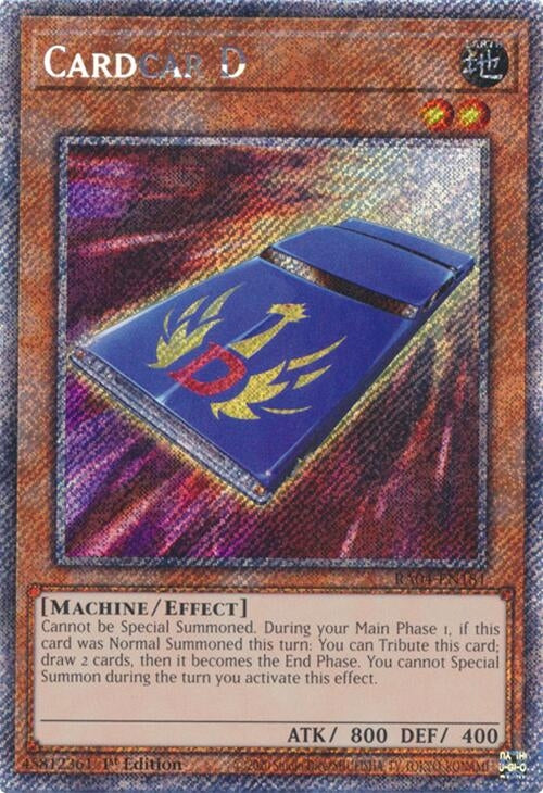 Image for Cardcar D (Platinum Secret Rare) (Quarter Century Stampede) (RA04-EN181) - YuGiOh